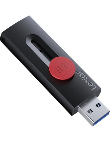 Lexar - Clé USB JumpDrive D30 256 Go - Transferts Ultra-Rapides - comme USB 3.0 - Conception Résistante et Durable - Couleur Noi