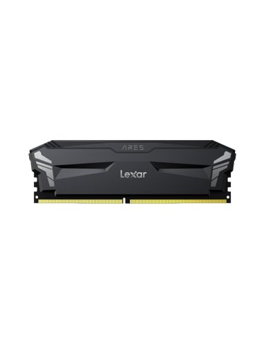 Lexar - Module mémoire RAM Ares DDR4 - 8 Go - 3600 Mhz - CL18 - 1,35 V - UDIMM - Dissipateur thermique - Haute performance - Eff