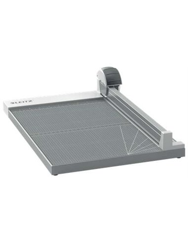 Leitz - Cisaille à papier Precision Office A4+ - Coupe jusqu'à 15 feuilles - Format A4 - Lame rotative