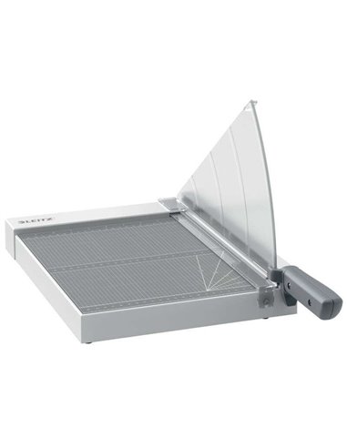 Leitz - Guillotine papier A4 Precision Home - Compacte et légère - Découpe précise - Couleur Anthracite