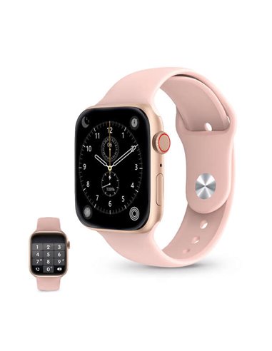 Ksix - Smartwatch Urban 4 - Fréquence Cardiaque - Surveillance du Sommeil - Couleur Rose