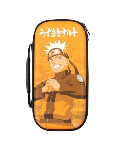 Konix - Étui Naruto pour Nintendo - Switch - Capacité pour 8 cartes de jeu - Poche en filet - Poignée de transport