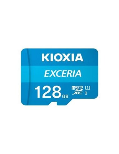 Kioxia - Carte Micro SDXC Exceria 128 Go UHS-I Classe 10 avec adaptateur