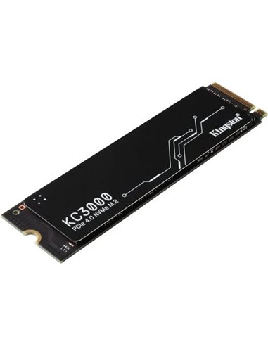 Kingston - Disque dur solide KC3000 SSD M2 4 To PCIe 4.0 NVMe