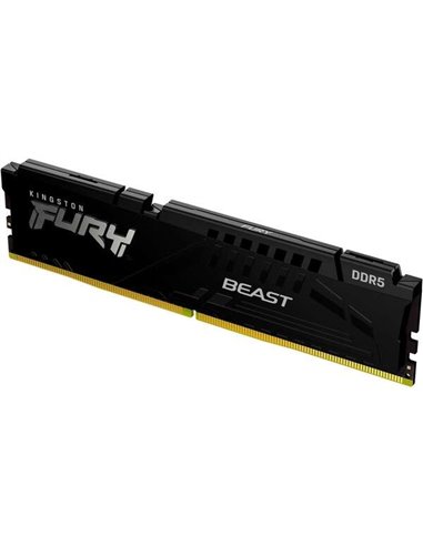 Kingston - Mémoire RAM Fury Beast DDR5 6400 MT/s 32 Go CL32 DIMM