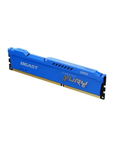 Kingston - Mémoire RAM Fury Beast DDR3 1600 MHz 8 Go CL10 DIMM