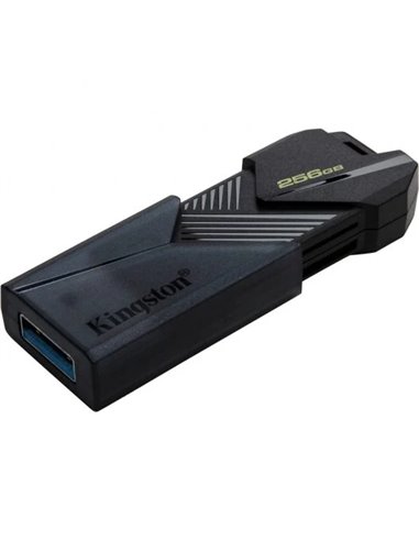 Kingston - Clé USB DataTraveler EXO -dia Onyx 256 Go - USB 3.2 Gen 1 - Clip porte-clés - Couleur noire (Pendrive)