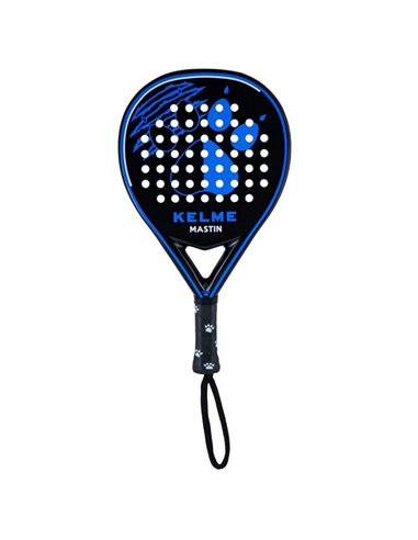 Kelme - Raquette Mastin Padel - Forme Mixte - Cadre et Face 100% Fibre de Verre - Noyau en Caoutchouc Eva