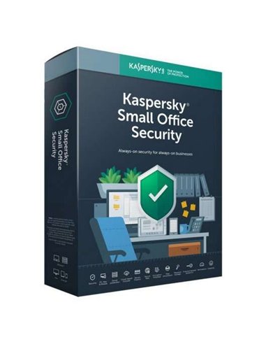 Kaspersky -Small Office Security 7 multi-appareils pour 10 utilisateurs + 1 service serveur 1 an