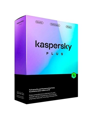 Kaspersky -Plus Antivirus - 10 appareils - 1 an de service