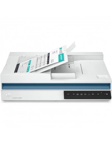 HP - Scanner de documents ScanJet Pro 3600 f1 - Jusqu'à 30 ppm - Chargeur automatique - Double face