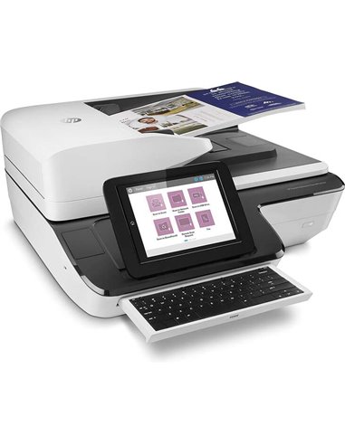 HP - Scanner de documents ScanJet Enterprise Flow N9120 fn2 A3 - Vitesse jusqu'à 120 ppm - Chargeur automatique - Double face