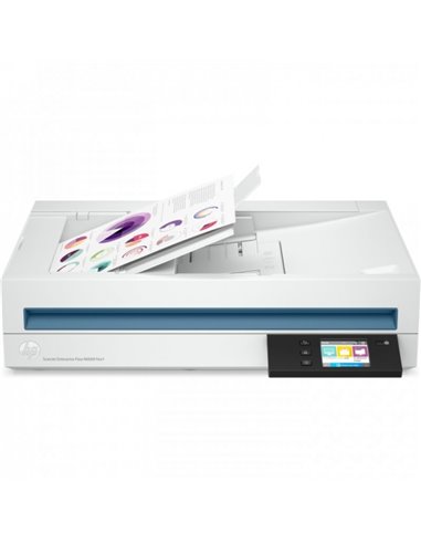 HP - Scanner de documents WiFi recto verso ScanJet Enterprise Flow N6600 fnw1 - Chargeur automatique de documents 100 feuilles -