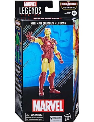 Hasbro - Marvel Legends Iron Man (Heroes Return) - Figurine de collection - Hauteur 15cm env.