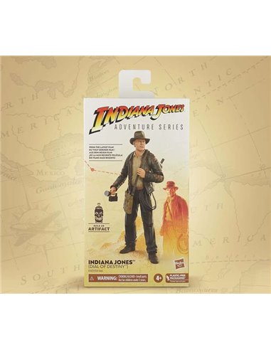 Hasbro - Indiana Jones Adventure Series Indiana Jones Dial of Destiny - Figurine de collection - Hauteur 15cm env.