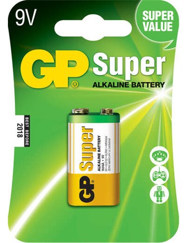 GP Piles - Pile super alcaline LR09 9V