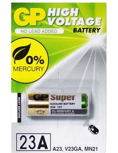 GP Batteries - Pack de 1 pile alcaline 23A 12V