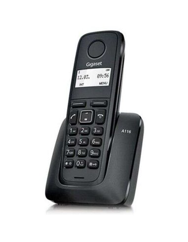 Gigaset - Téléphone sans fil A116 Dect avec identification de l'appelant - Répertoire 50 contacts - 10 mélodies