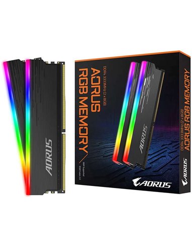 Gigabyte - AORUS RVB DDR4 3333 MHz PC4-26600 16 Go 2x8 Go CL19