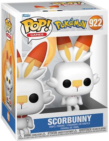 Funko Pop - Pokémon Scorbunny - Figurine Vinyle - Hauteur 9,5cm env.