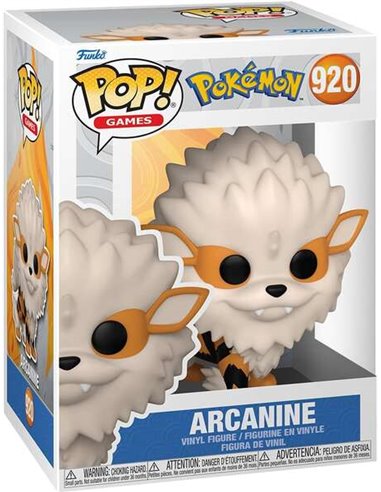 Funko Pop - Pokémon Arcanine - Figurine Vinyle - Hauteur 9,5cm env.