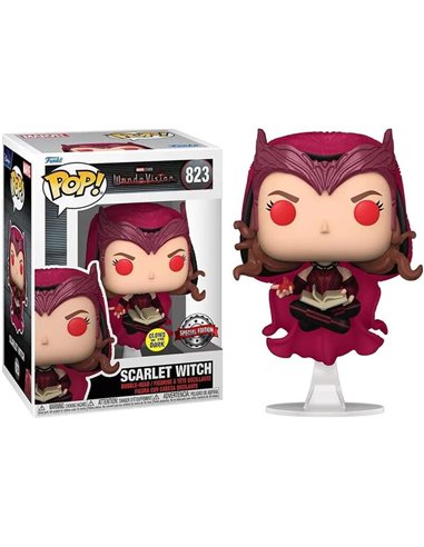 Funko Pop - Marvel WandaVision Scarlet Witch Ed. Glows in the Dark - Figurine Vinyle - Hauteur 9cm env.