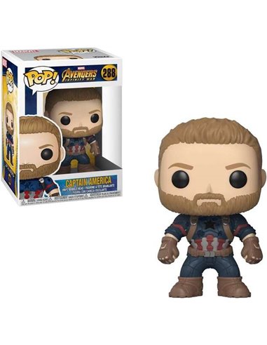 Funko Pop - Marvel Avengers Infinity War Captain America - Figurine Vinyle - Hauteur 9cm env.