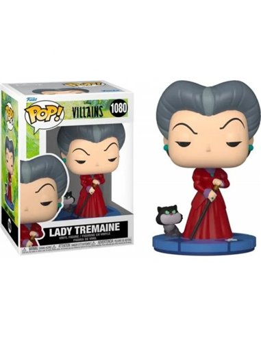 Funko Pop - Disney Villains Lady Tremaine La Belle-Mère - Figurine Vinyle - Hauteur 12cm env.