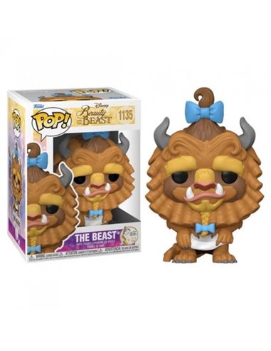 Funko Pop - Disney La Belle et la Bête Bête avec Boucles - Figurine Vinyle - Hauteur 9,5cm env.