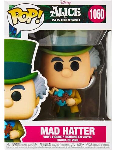 Funko Pop - Disney Alice au Pays des Merveilles 70Th Mad Hatter - Figurine Vinyle - Hauteur 9,5cm env.