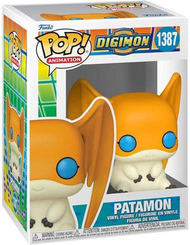 Funko Pop - Digimon Patamon - Figurine Vinyle - Hauteur 9cm env.