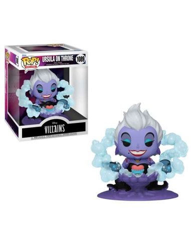 Funko Pop - Deluxe Disney Villains Ursula sur le Trône - Figurine Vinyle - Hauteur 12,8 cm env.