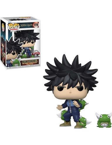 Funko Pop - Animation Jujutsu Megumi avec Toads Special Edition - Figurine Vinyle - Hauteur 9,5cm env.