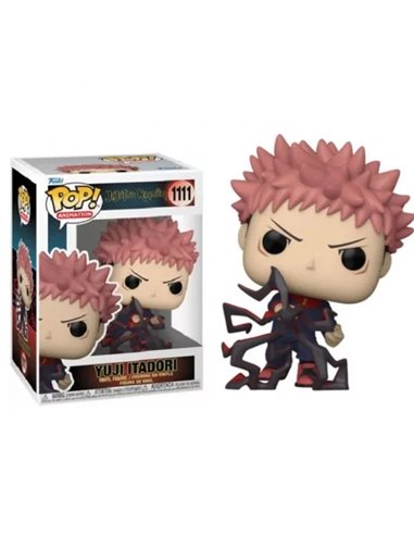 Funko Pop - Jujutsu Kaisen Animation Yuji Itadori - Figurine Vinyle - Hauteur 10,5cm env.