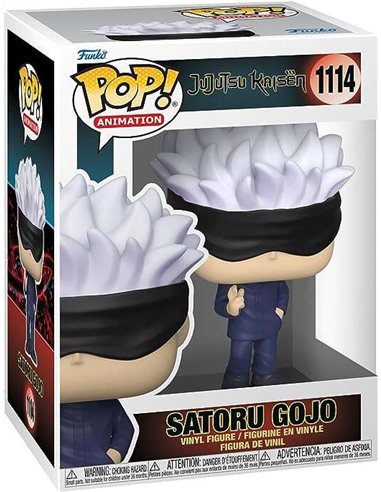 Funko Pop - Animation Jujutsu Kaisen Satoru Gojo - Figurine Vinyle - Hauteur 9,5cm env.