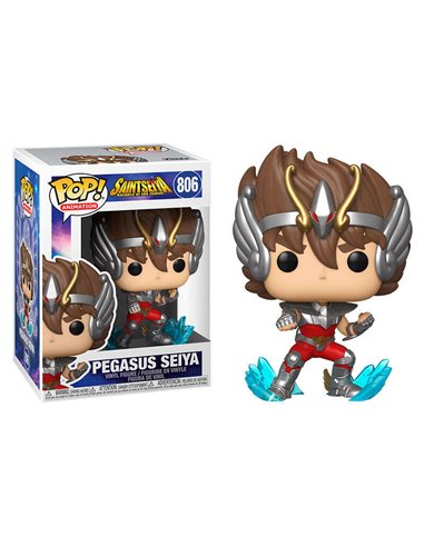 Funko Pop - Animation Les Chevaliers du Zodiaque Saint Seiya PegAsus - Hyoga - Figurine Vinyle - Hauteur 9cm env.