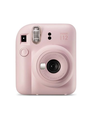 Fujifilm - Appareil photo instantané Instax Mini 12 Blossom Pink - Taille d'image 62x46 mm - Flash automatique - Exposition auto