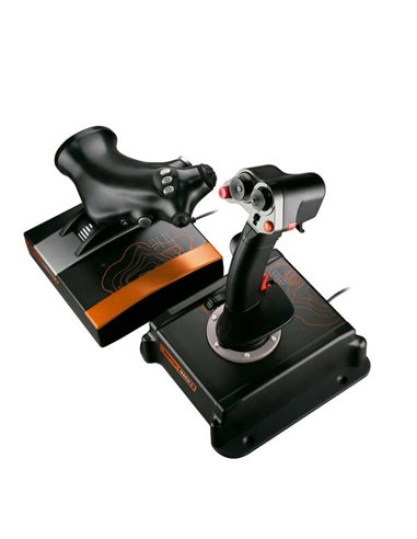 FR-Tec - Levier et Accélérateur Raptor Mach1 Hotas Compatible PC - Joystick et Accélérateur - Contrôle de Vitesse - Configuratio