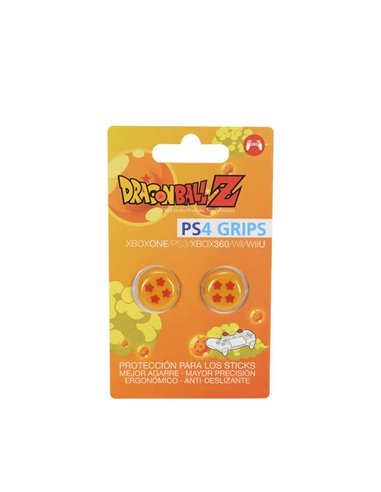 FR-Tec - Grips 4 Étoiles Dragon Ball Z - Matériau Antidérapant - Meilleure Adhérence des Doigts - Couleur Jaune