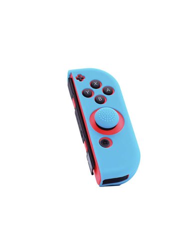 FR-Tec - Coque de protection en silicone Joycon Skin + Right Grip - Grip pour une meilleure adhérence - Protection contre les ra