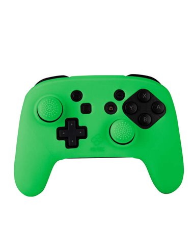 FR-Tec - Coque en silicone pour manette Nintendo - Kit personnalisé pour manette Switch Pro qui brille dans le noir - Poignées e