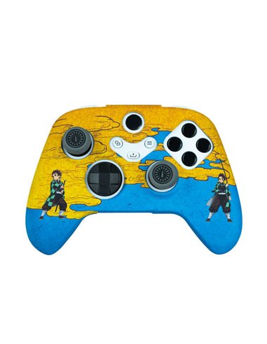 FR-Tec - Demon Slayer Kimetsu No Yaiba Tanjiro Kamado Pack pour manette Xbox avec coque rigide + poignées