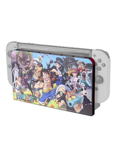 FR-Tec - One Piece Nintendo Protective Case - Switch One Piece Dressrosa - Protège le Dock et évite les rayures - Comprend 6 emp