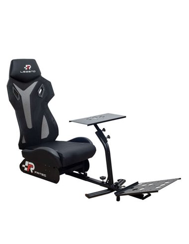 FR-Tec - Siège de Simulateur Racing Seat Legend - Siège de Compétition Haut - Dossier Premium 92 cm - Base de Volant 45x22 - Ada