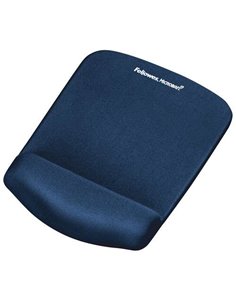 Fellowes - Tapis PlushTouch avec repose-poignet Foam Fusion - Confort supérieur - Protection antibactérienne - Base antidérapant