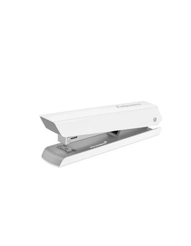 Fellowes - Agrafeuse LX820 avec protection Microban - Jusqu'à 20 feuilles - Visionneuse d'agrafes - Blanc