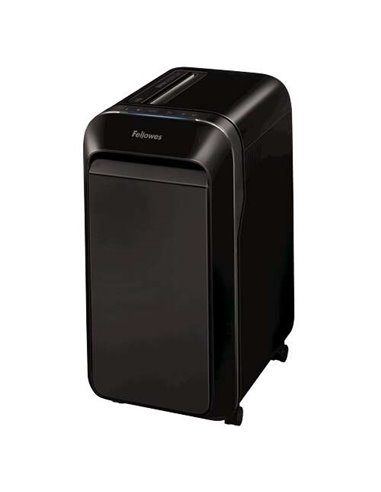 Fellowes - Destructeur de papier manuel LX221 Micro-Cut - Détruit jusqu'à 20 feuilles - 30L - Noir