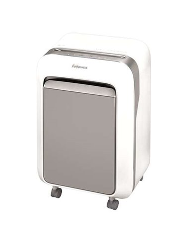 Fellowes - Destructeur de Papier Manuel Micro-Cut LX211 - Détruit jusqu'à 15 Feuilles - 23L - Couleur Blanc