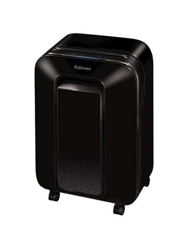 Fellowes - Destructeur de Papier Manuel Micro-Cut LX201 - Détruit jusqu'à 12 Feuilles - 22L - Couleur Noir