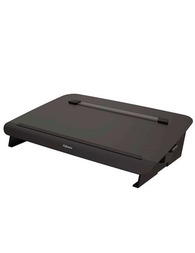 Fellowes - Support et Pupitre Hana - Guide de Lecture Magnétique - Design Élégant et Durable - Jusqu'à 5kg - Couleur Noir